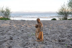 Bodensee Geocaching und unser Mönch war dabei